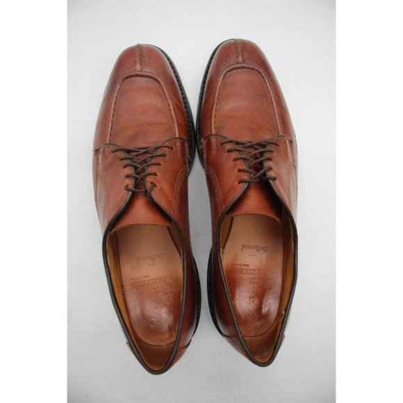 Allen Edmonds Dellwood Oxfords Men\'s 11.5 A Narrow Brown Leather Lace up Casual main image 2